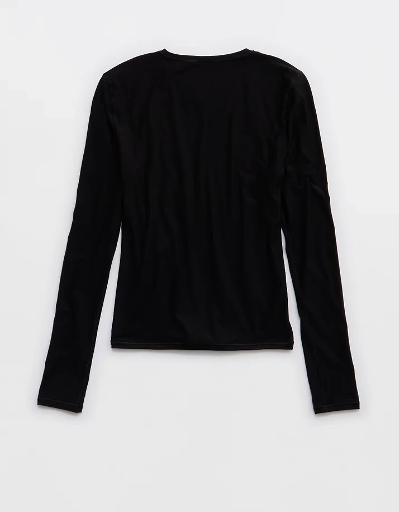 SMOOTHEZ Long Sleeve Crew T-Shirt