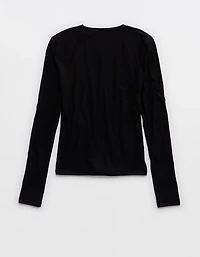 SMOOTHEZ Long Sleeve Crew T-Shirt