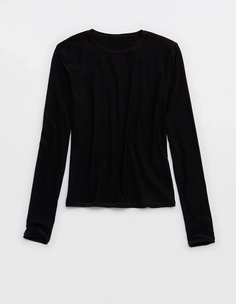 SMOOTHEZ Long Sleeve Crew T-Shirt