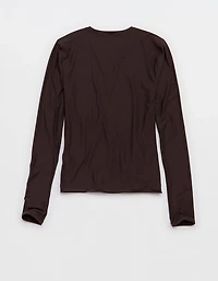 SMOOTHEZ Long Sleeve Crew T-Shirt