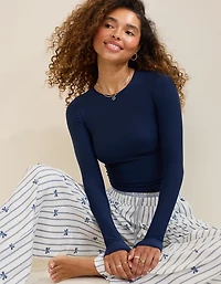 SMOOTHEZ Long Sleeve Crew T-Shirt