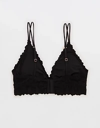 Show Off Rosey Lace Padded Plunge Bralette