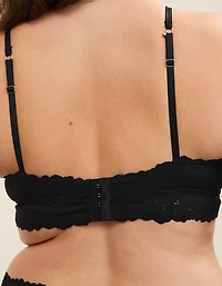 Show Off Rosey Lace Padded Plunge Bralette