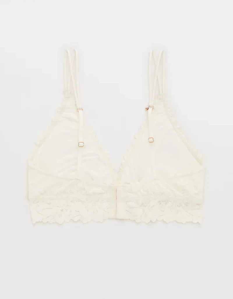 Show Off Rosey Lace Padded Plunge Bralette