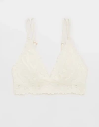 Show Off Rosey Lace Padded Plunge Bralette