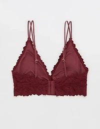 Show Off Rosey Lace Padded Plunge Bralette