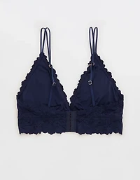 Show Off Rosey Lace Padded Plunge Bralette