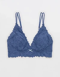 Show Off Rosey Lace Padded Plunge Bralette