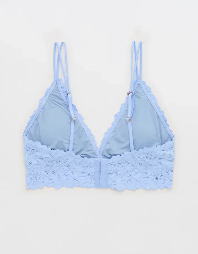 Show Off Rosey Lace Padded Plunge Bralette