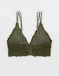 Show Off Rosey Lace Padded Plunge Bralette