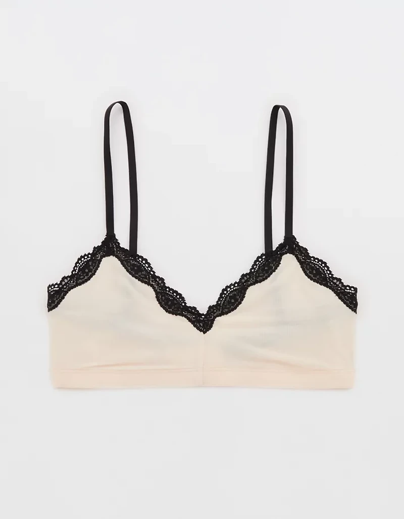 Show Off Mesh Triangle Bralette