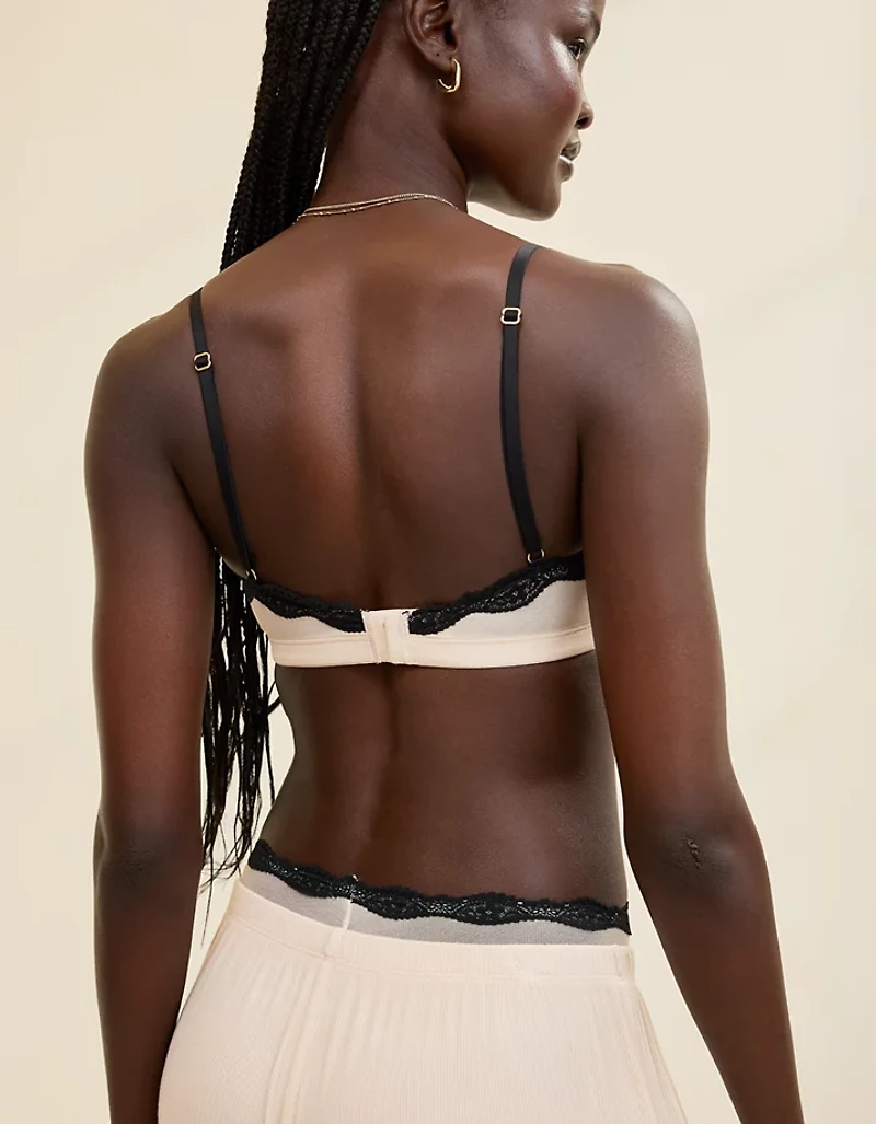 Show Off Mesh Triangle Bralette