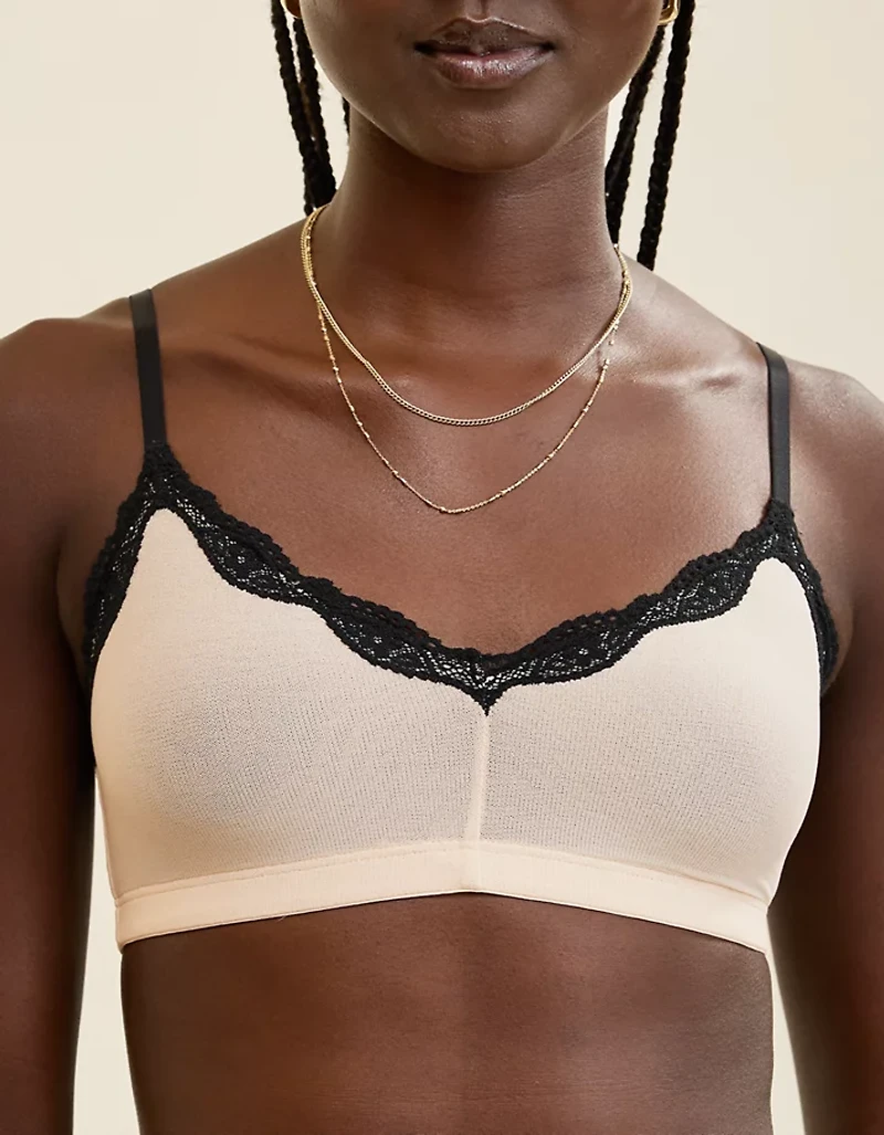 Show Off Mesh Triangle Bralette