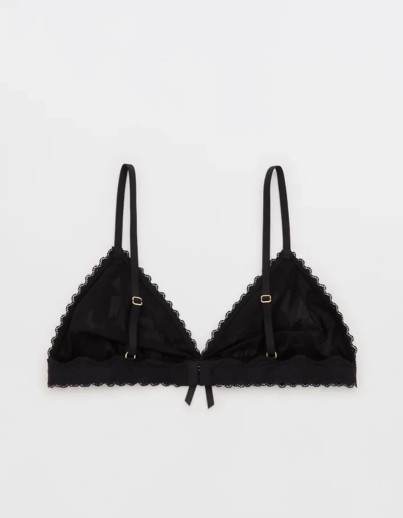 Show Off Feeling Femme Lace Triangle Bralette