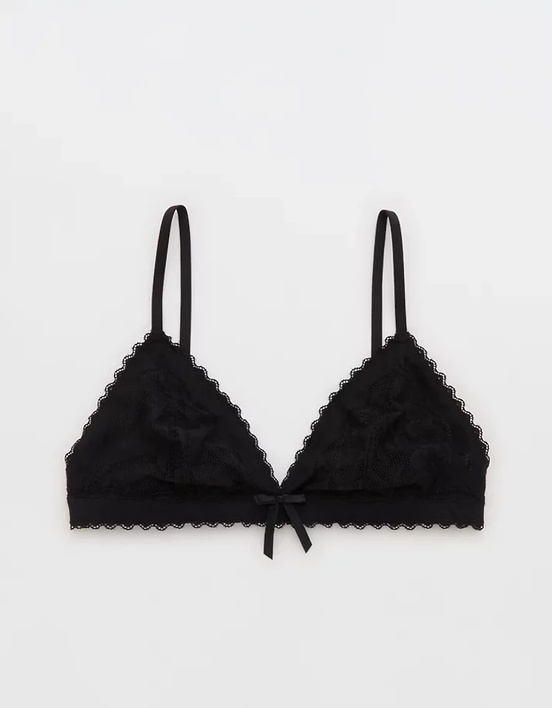 Show Off Feeling Femme Lace Triangle Bralette