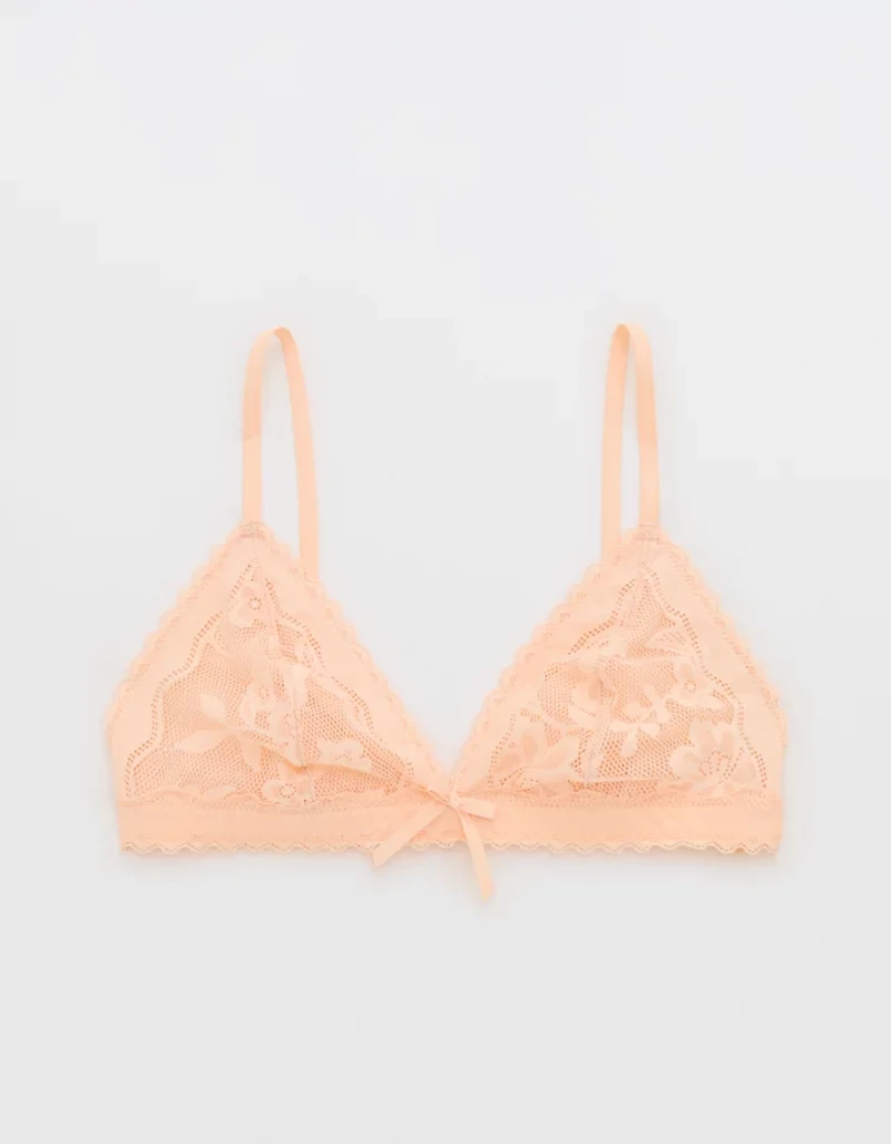 Show Off Feeling Femme Lace Triangle Bralette