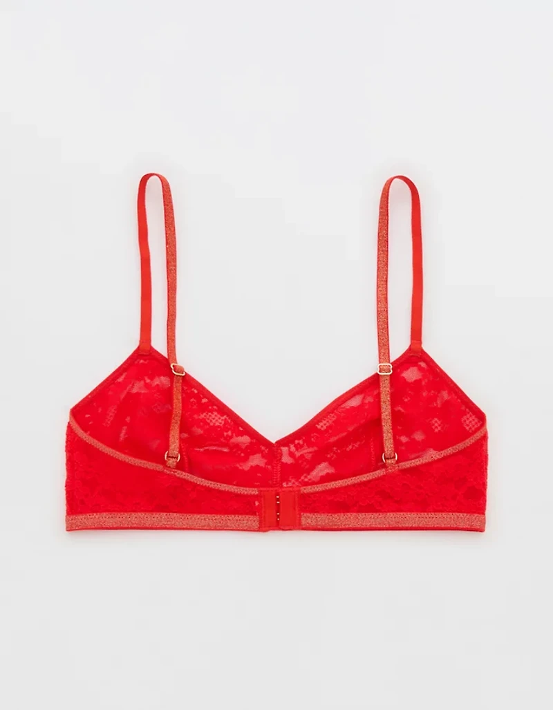 Show Off Shine Vintage Lace Triangle Bralette