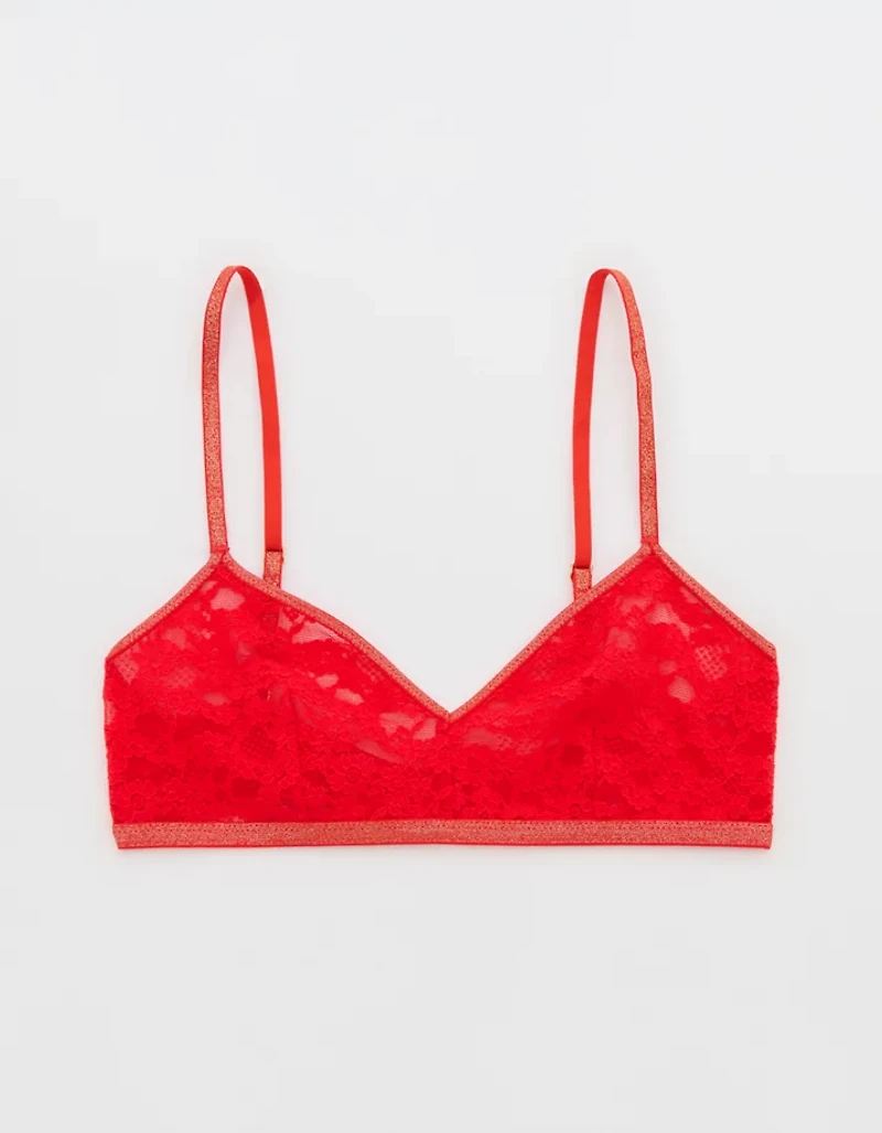 Show Off Shine Vintage Lace Triangle Bralette