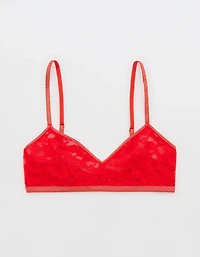 Show Off Shine Vintage Lace Triangle Bralette