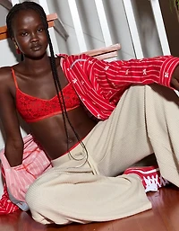 Show Off Shine Vintage Lace Triangle Bralette