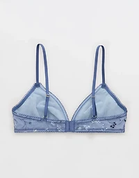 Show Off Embroidery Triangle Bralette