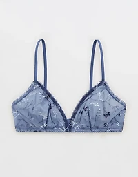 Show Off Embroidery Triangle Bralette
