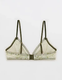 Show Off Embroidery Triangle Bralette