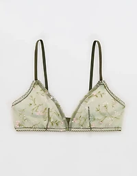 Show Off Embroidery Triangle Bralette