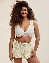 Show Off Daisy Mesh Plunge Bralette