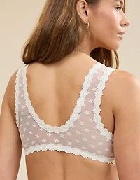 Show Off Daisy Mesh Plunge Bralette