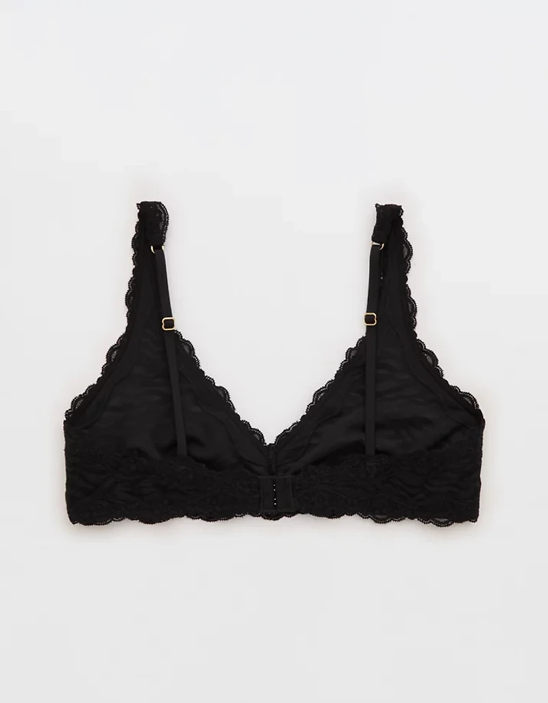 Show Off Zebra Lace Scoop Bralette