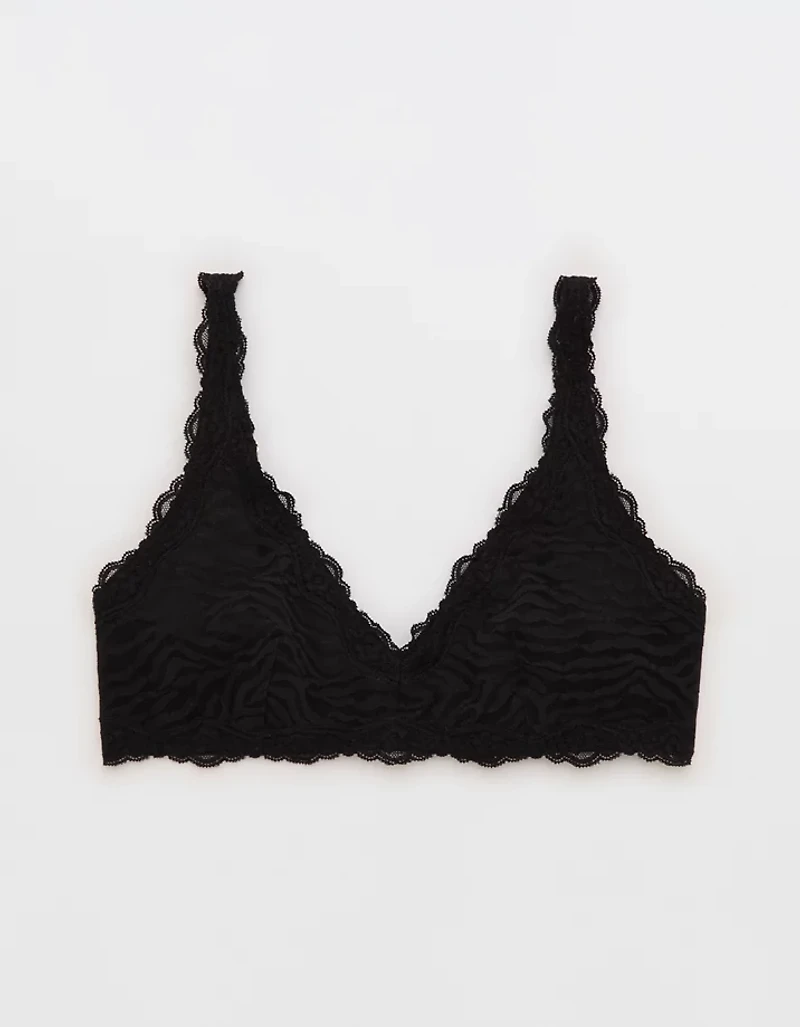 Show Off Zebra Lace Scoop Bralette