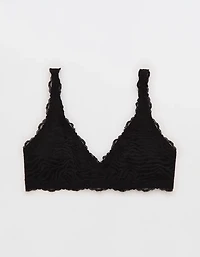 Show Off Zebra Lace Scoop Bralette