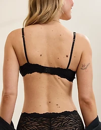 Show Off Zebra Lace Scoop Bralette