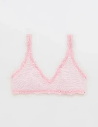 Show Off Zebra Lace Scoop Bralette