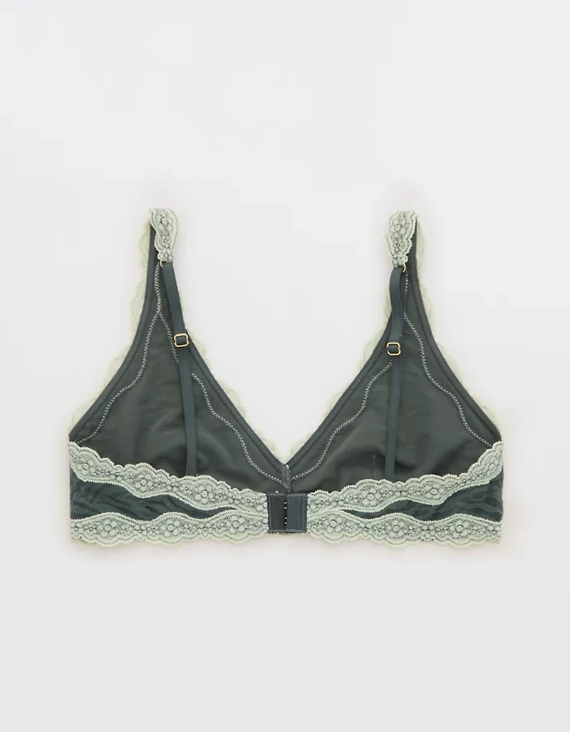 Show Off Zebra Lace Scoop Bralette