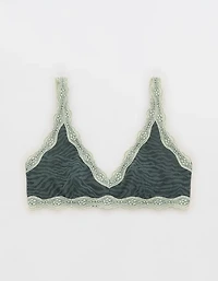 Show Off Zebra Lace Scoop Bralette
