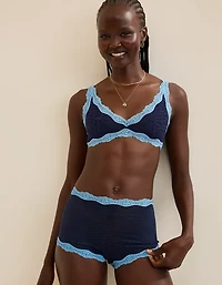 Show Off Zebra Lace Scoop Bralette