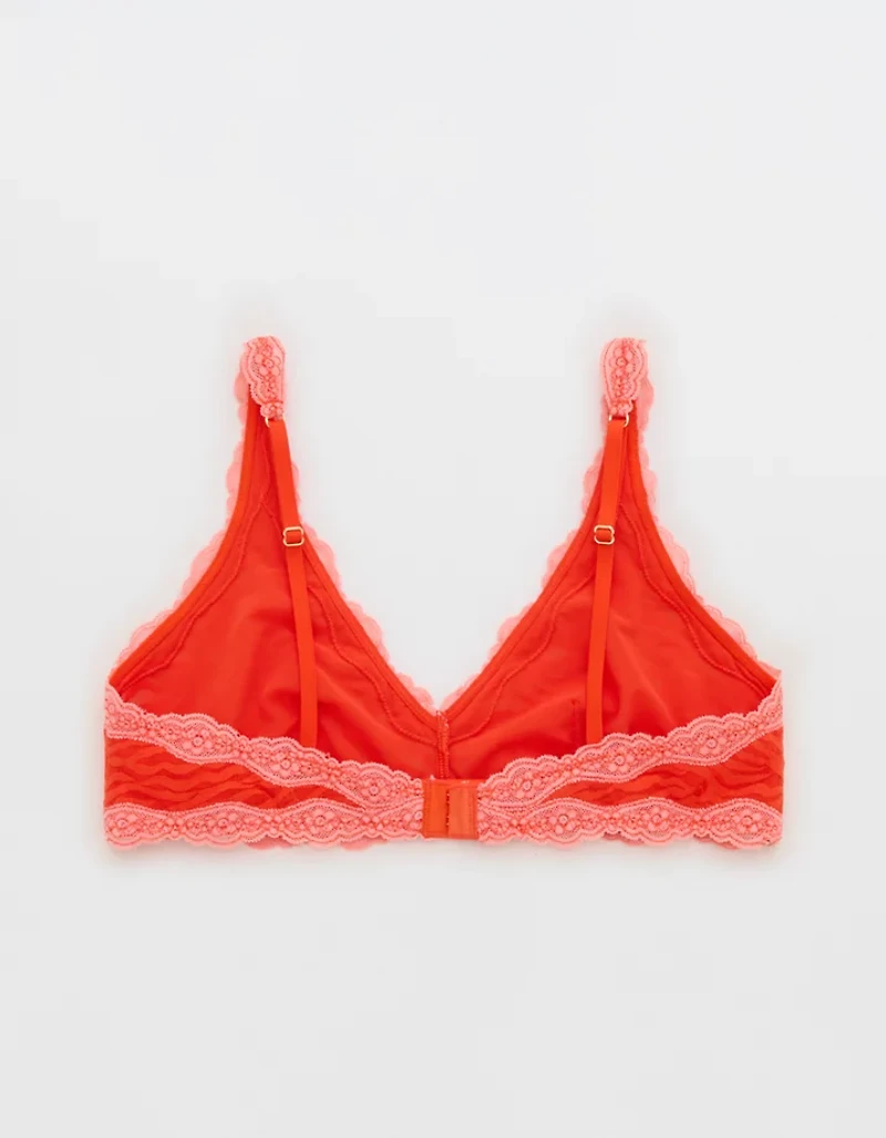 Show Off Zebra Lace Scoop Bralette