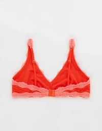 Show Off Zebra Lace Scoop Bralette