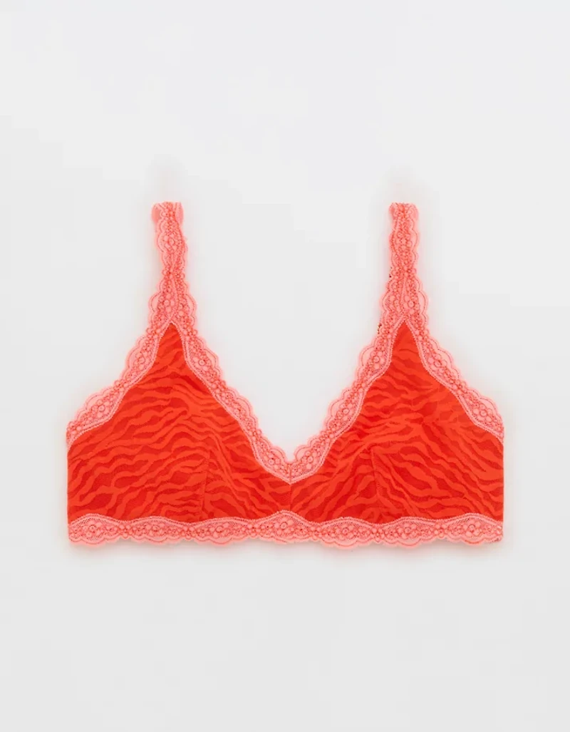 Show Off Zebra Lace Scoop Bralette
