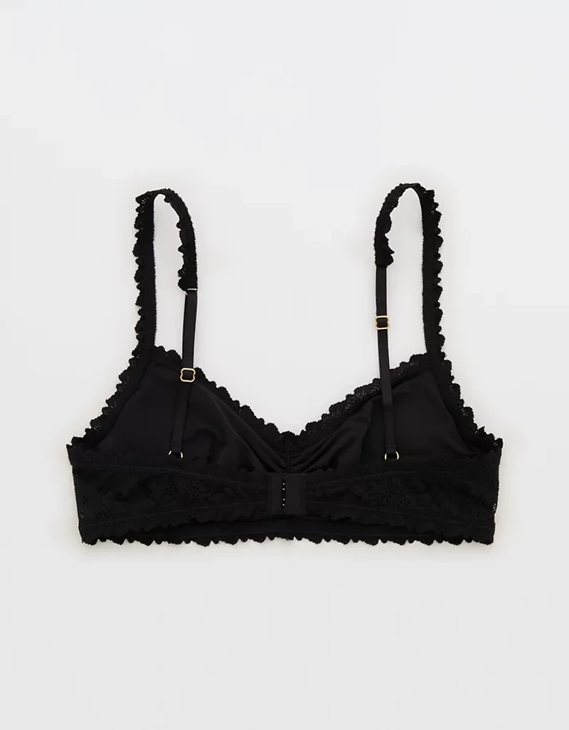 Show Off Rosey Lace Padded Scoop Bralette