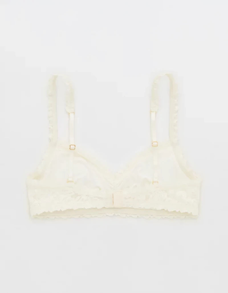 Show Off Rosey Lace Padded Scoop Bralette