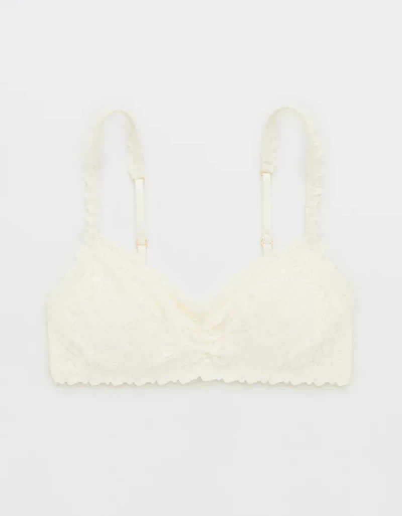 Show Off Rosey Lace Padded Scoop Bralette