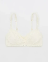 Show Off Rosey Lace Padded Scoop Bralette