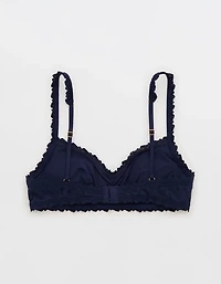 Show Off Rosey Lace Padded Scoop Bralette