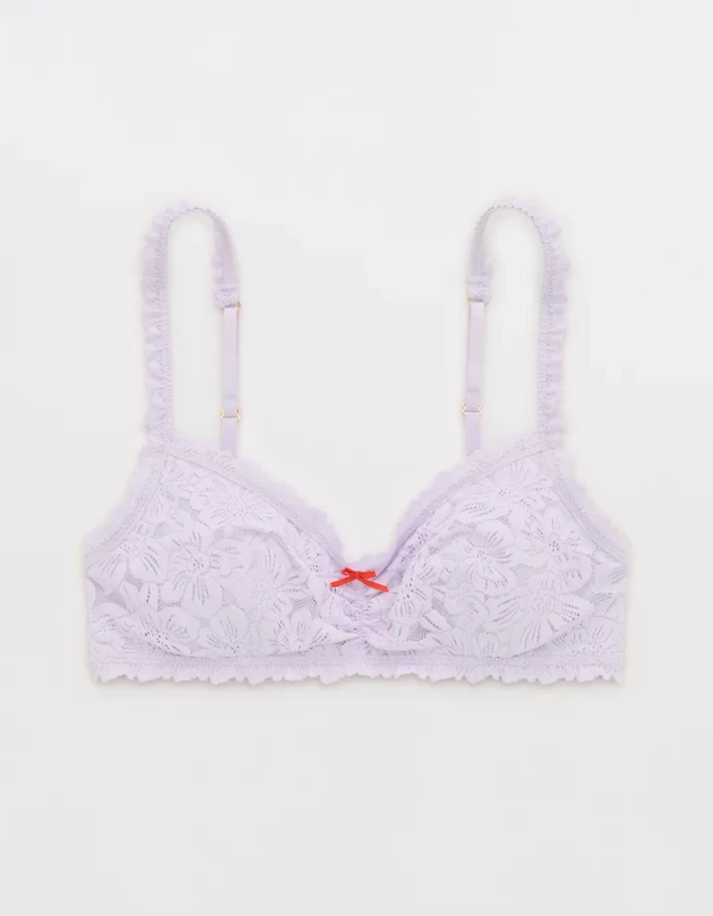 Show Off Rosey Lace Padded Scoop Bralette