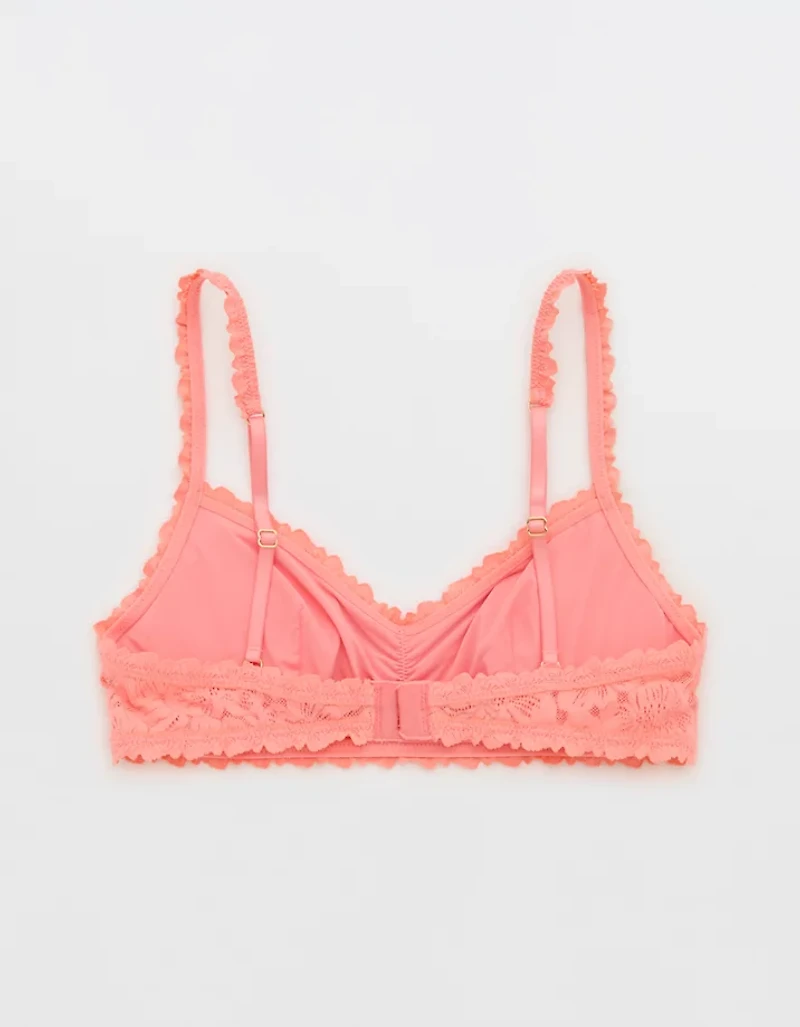 Show Off Rosey Lace Padded Scoop Bralette