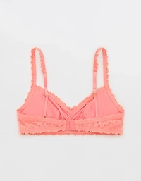 Show Off Rosey Lace Padded Scoop Bralette