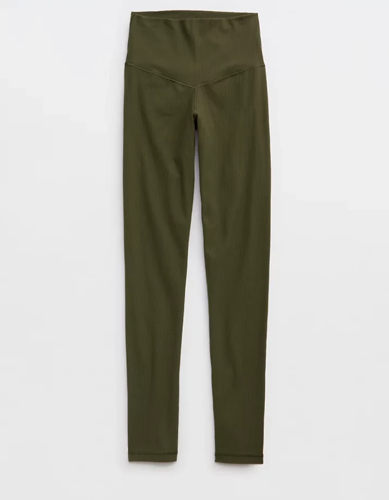 OFFLINE By Aerie Real Me XTRA High Waisted Ribbed Legging